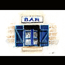"Bar breton" - encres et craie grasse © Natacha Latappy - Reproduction interdite
